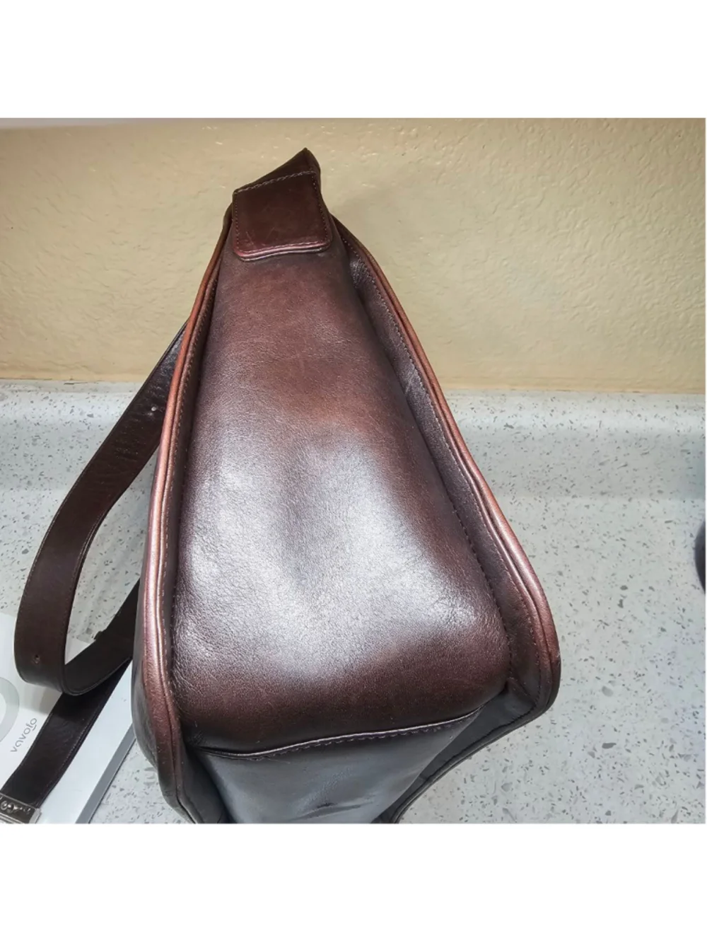 Vintage Bally Brown Leather Shoulder Bag – Made in Italy